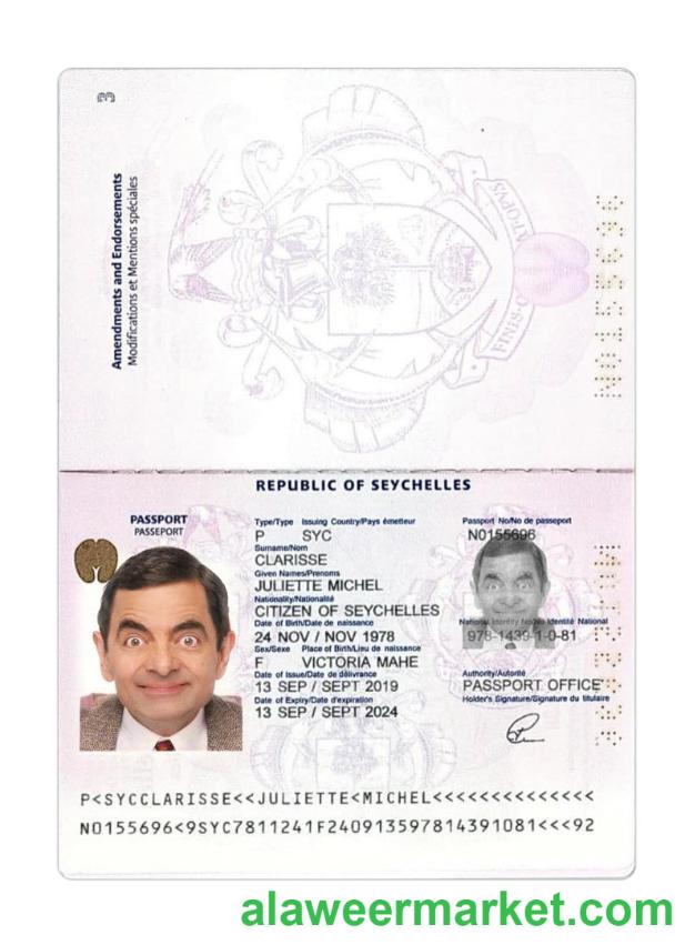 Seychelles passport